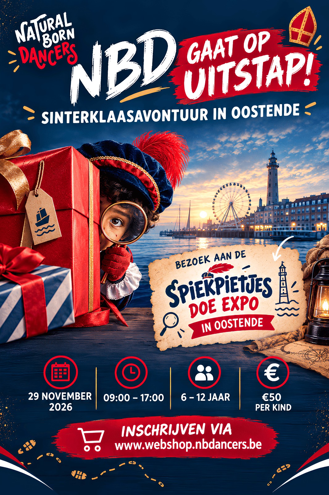 29.11.2026 DAGUITSTAP SINTERKLAAS OOSTENDE